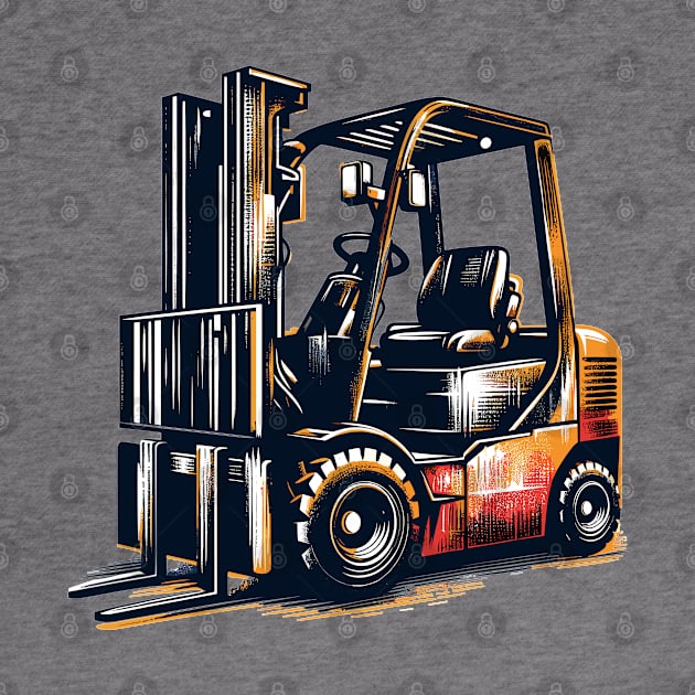 Forklift by Vehicles-Art